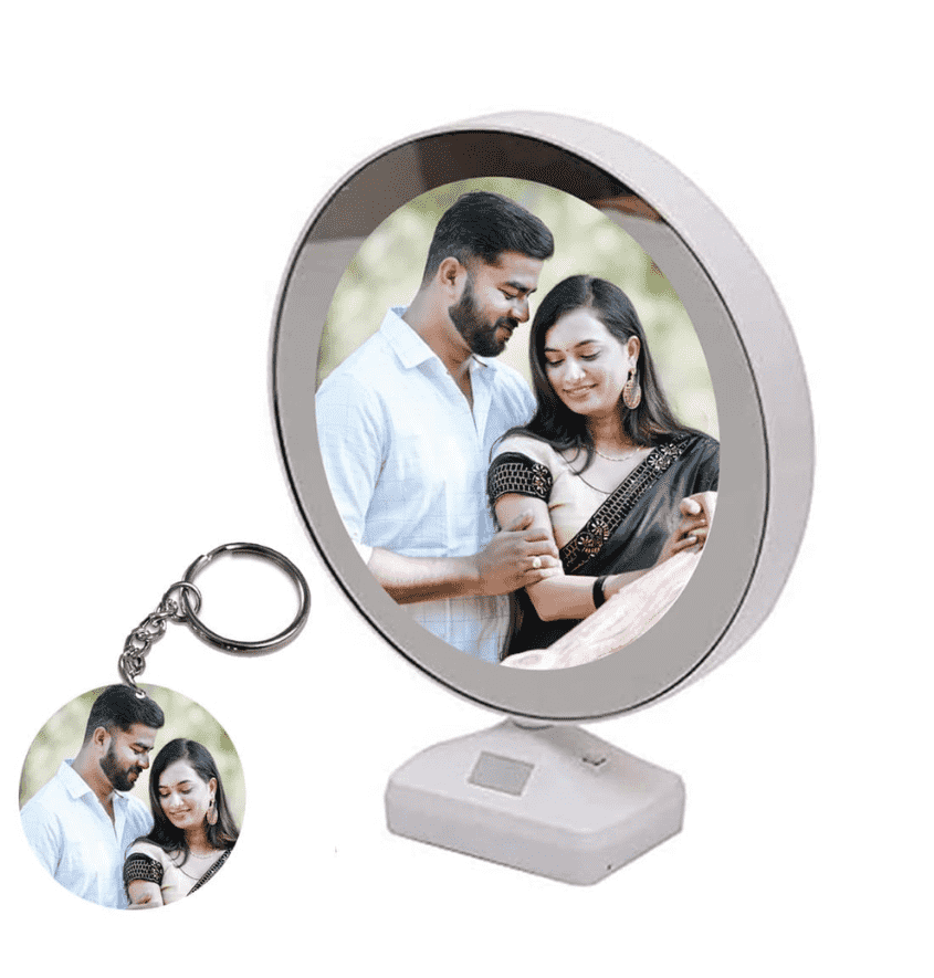 Manufacturer, Exporter, Importer, Supplier, Wholesaler, Retailer, Trader of Customized Mini Magic Mirror with LED Light Photo Frame in Gurgaon, Haryana, India.