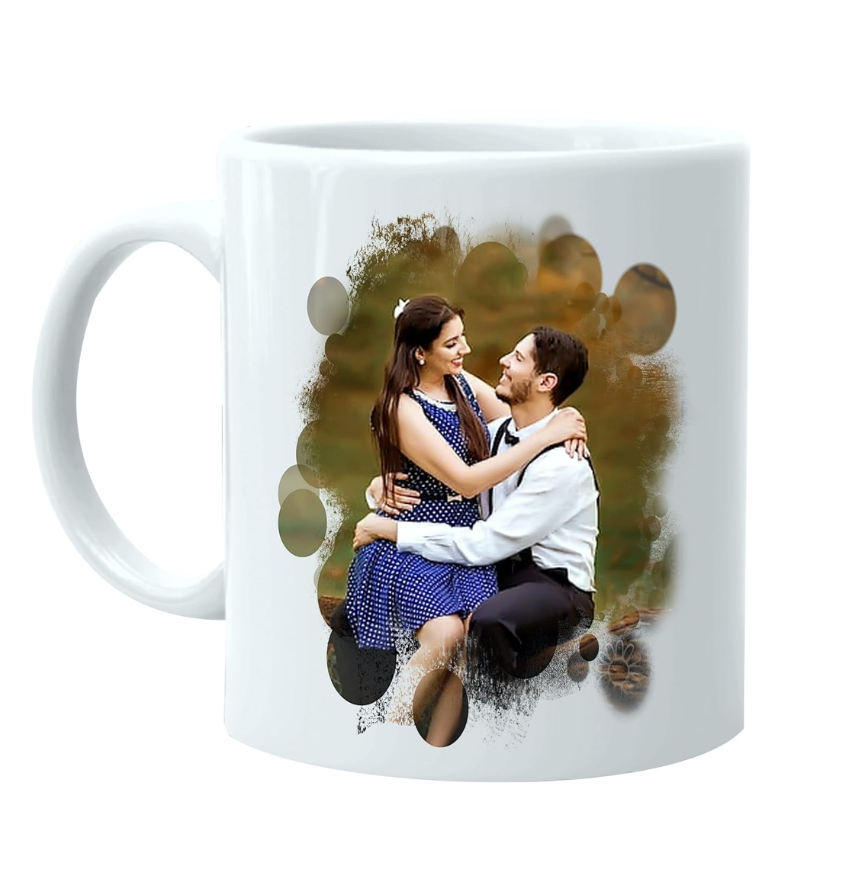 Manufacturer, Exporter, Importer, Supplier, Wholesaler, Retailer, Trader of Personalized Mug Photo Printed Ceramic White Coffee Cup in Gurgaon, Haryana, India.