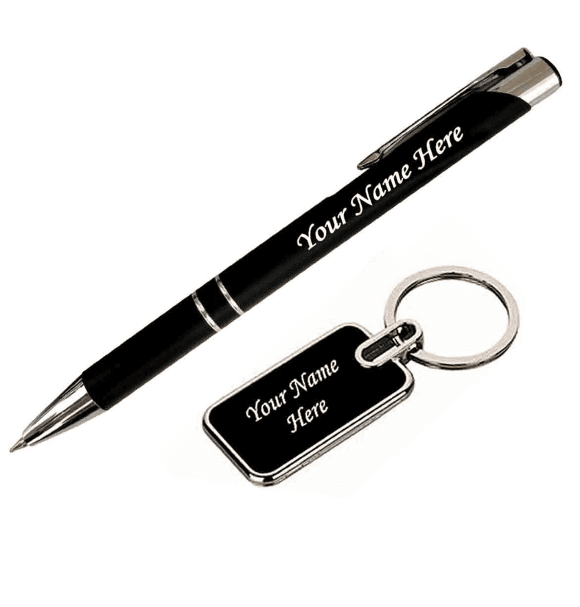 Manufacturer, Exporter, Importer, Supplier, Wholesaler, Retailer, Trader of Personalized Pen and Key Chain with Name Engraved in Gurgaon, Haryana, India.